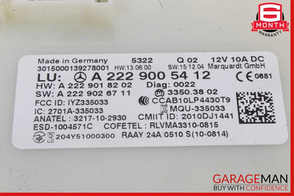 14-19 Mercedes W222 S550 C300 GLC350 Keyless Go Entry Control Module Unit OEM