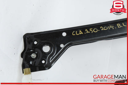 14-18 Mercedes W117 CLA250 Rear Left Driver Side Door Window Regulator OEM