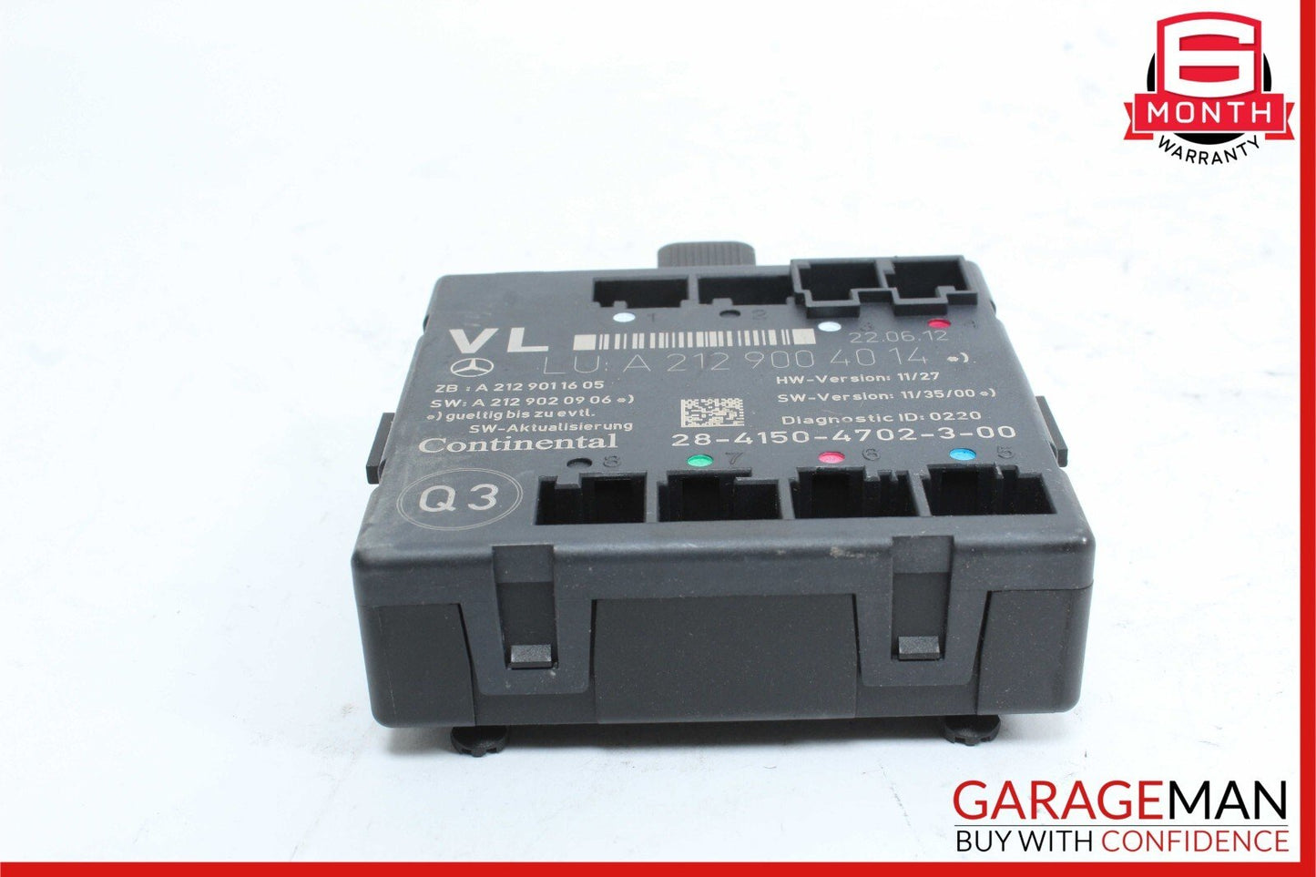 08-18 Mercedes SLK250 CLS500 C250 E350 Front Left Side Door Control Module Unit