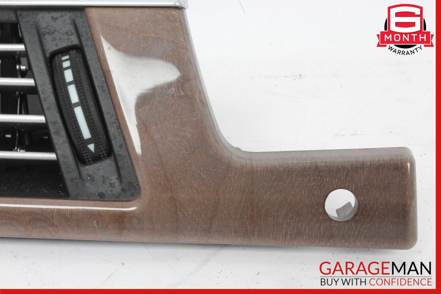 10-13 Mercedes W212 E350 E400 Dashboard Dash AC A/C Air Vent LeftÂ Trim Wood OEM