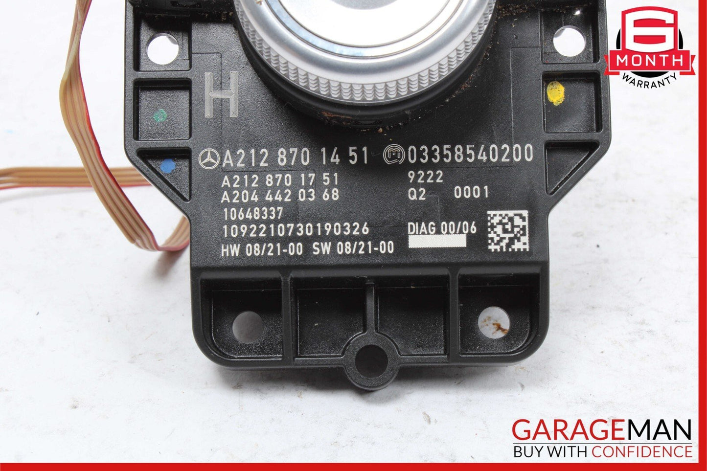 10-13 Mercedes W212 E550 E350 E63 Console Head Unit Multi Knob Controller Switch