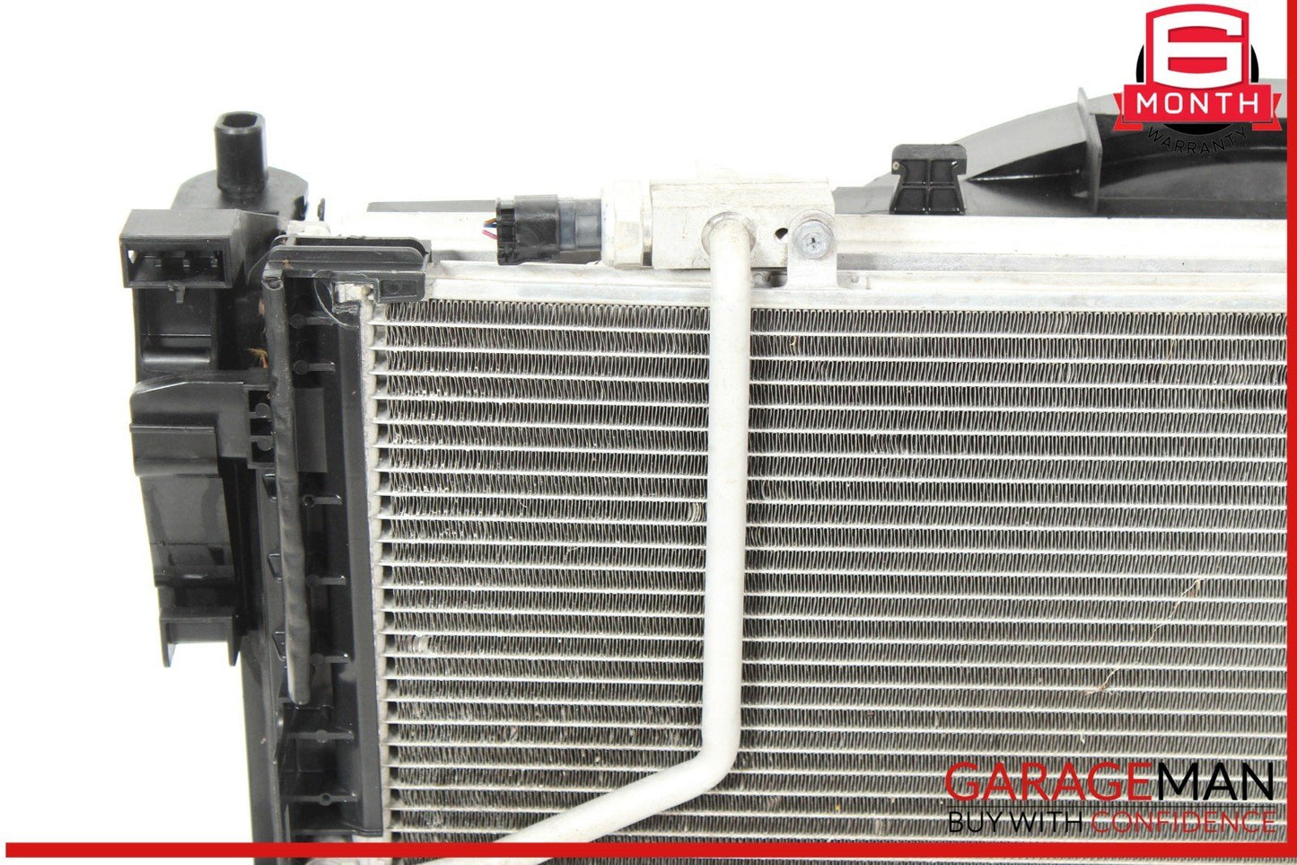 12-15 Mercedes R172 SLK250 Radiator Cooling Fan Motor AC Condenser Assy OEM
