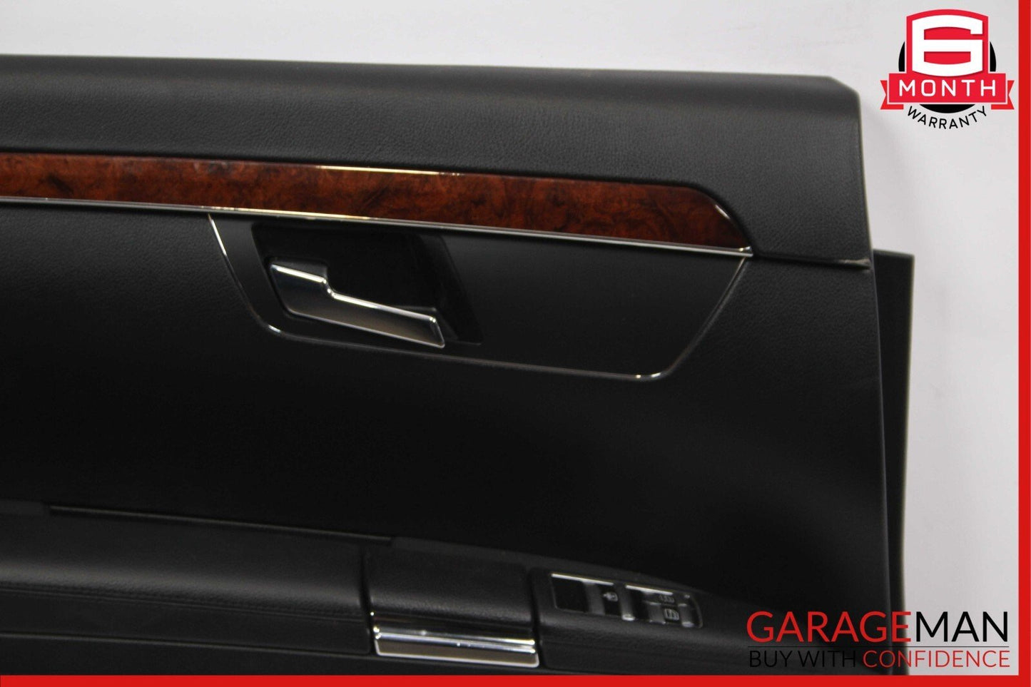 07-09 Mercedes W221 S550 Rear Left Side Interior Door Panel Cover Trim Black