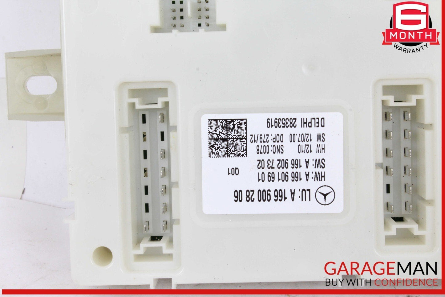 13-19 Mercedes X166 GL350 GLS550 Rear SAM Module Control Unit Signal Acquisition