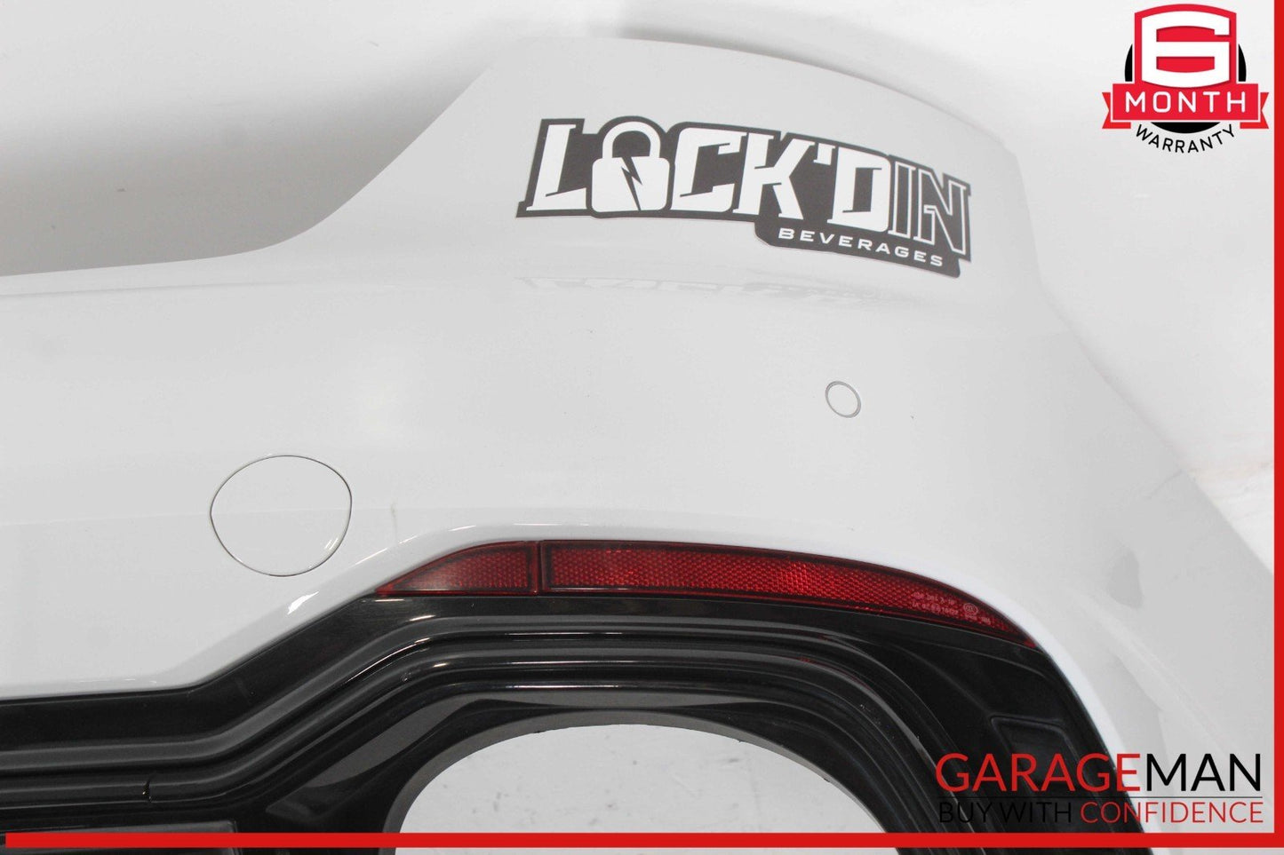 18-19 Audi RS5 Rear Bumper Cover Assembly White OEM