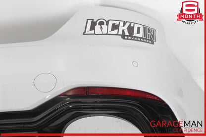18-19 Audi RS5 Rear Bumper Cover Assembly White OEM