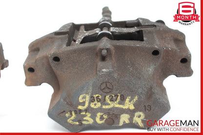97-04 Mercedes R170 SLK230 Rear Left & Right Side Brake Caliper Calipers Set