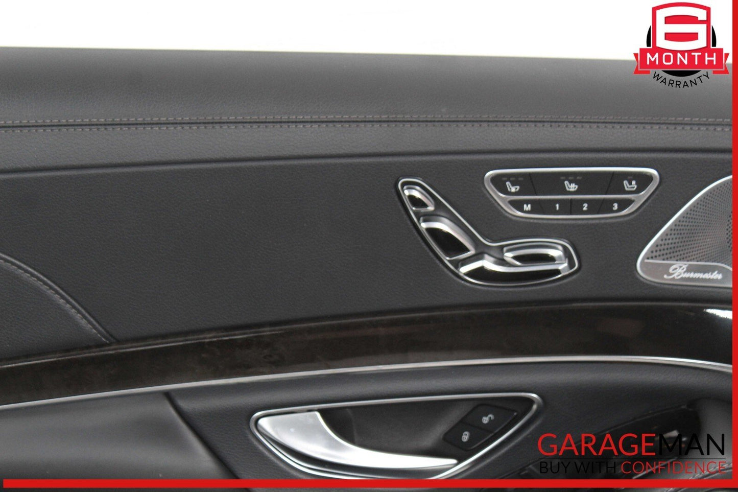 14-17 Mercedes W222 S550 S500 Front Left Side Interior Door Panel Cover OEM