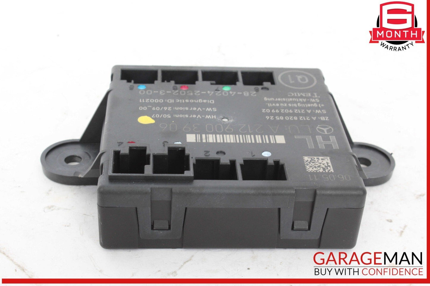 08-18 Mercedes W204 C250 Rear Left Side Door Control Module 2129003906 OEM