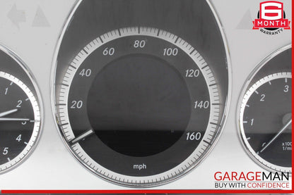 10-13 Mercedes W212 E350 Bluetec Instrument Cluster Speedometer Odometer OEM