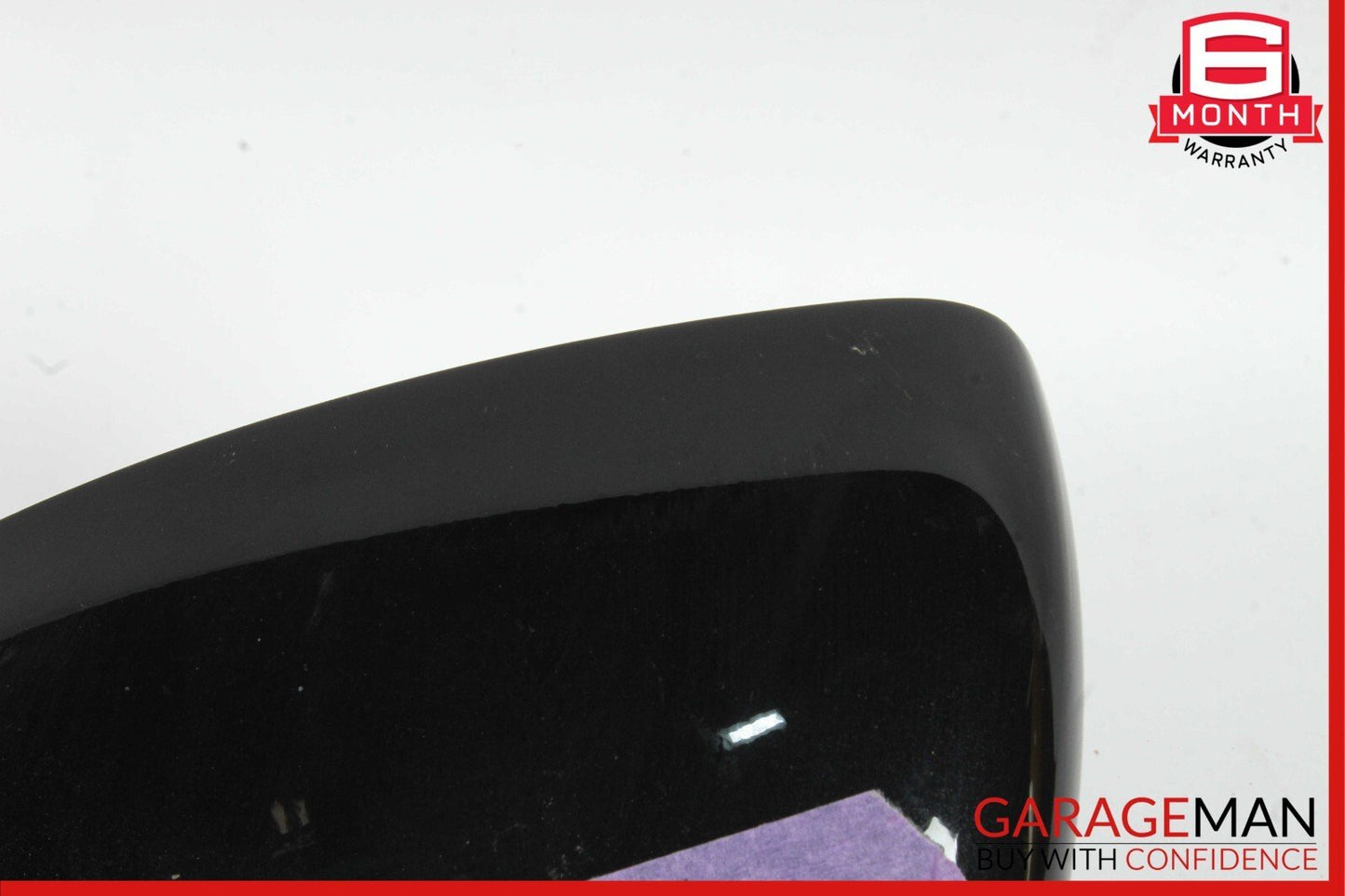 21-23 Mercedes W223 S580 Front Left Side Mirror Cover Trim Panel Black OEM