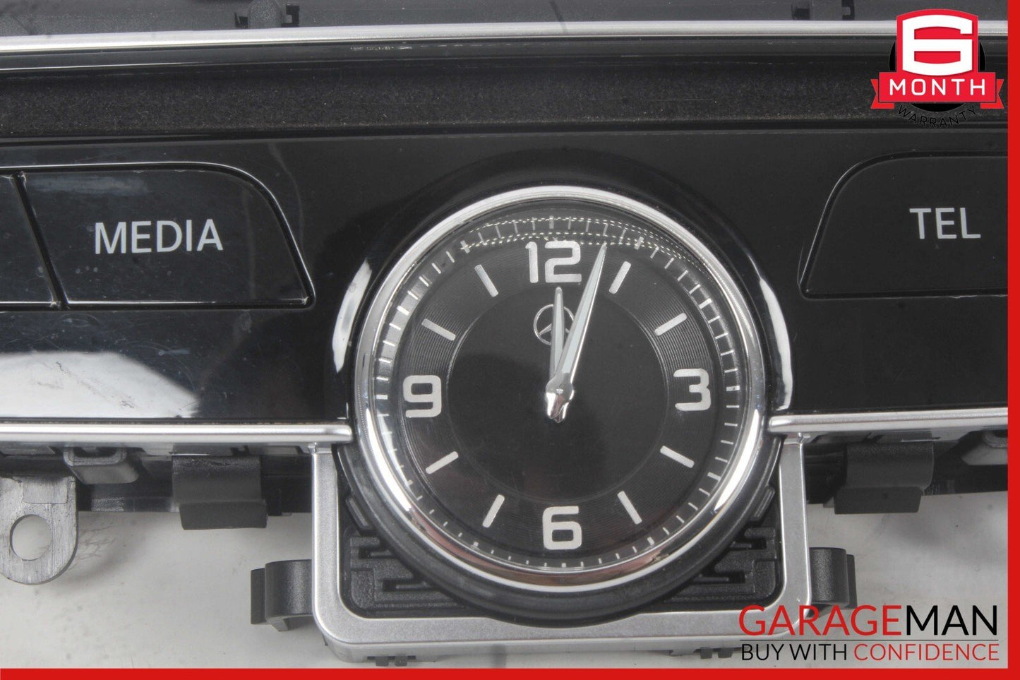 15-18 Mercedes W205 C300 C400 Center Dashboard Hazard Control Switch w/ Clock