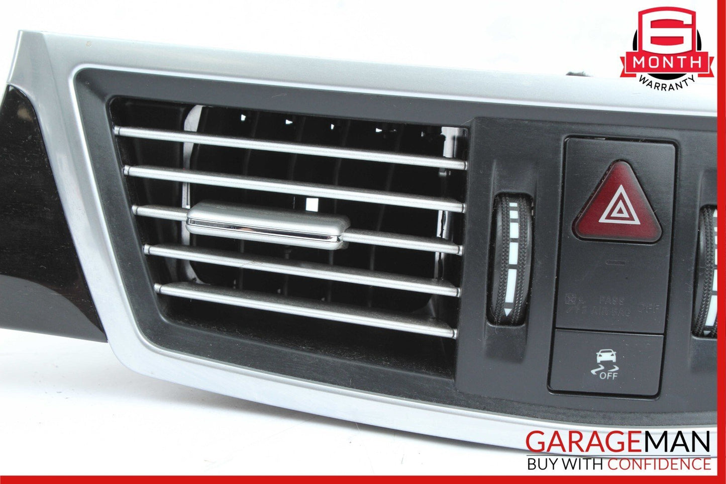 10-13 Mercedes W212 E350 Dashboard Dash AC A/C Air Vent Center Trim Assembly