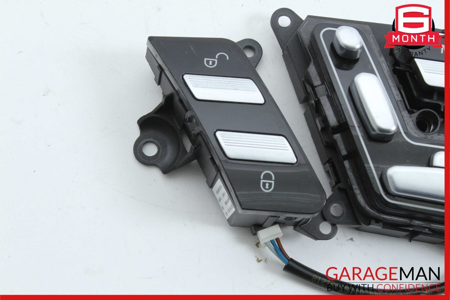 07-13 Mercedes W221 S63 AMG Front Left Side Seat Control Switch Set Assembly OEM