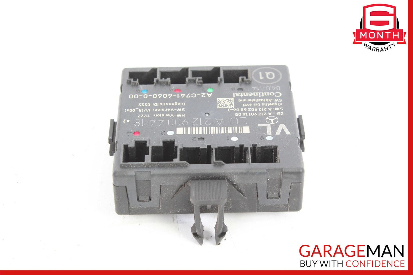 08-18 Mercedes W212 E300 C300 GLK350 Front Left Side Door Control Module Unit
