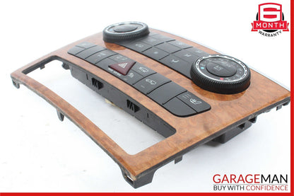 07-12 Mercedes X164 GL450 GL550 A/C AC Heater Climate Control Switch Trim Panel