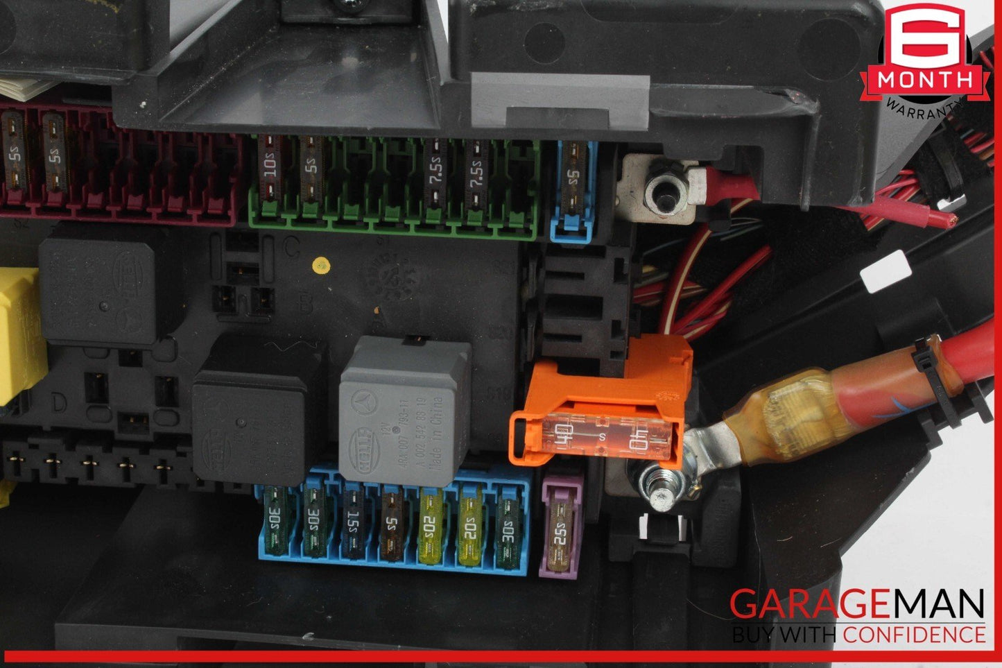 12-16 Mercedes X166 GL450 GL550 ML550 Rear Relay Fuse Box 1669063901 OEM