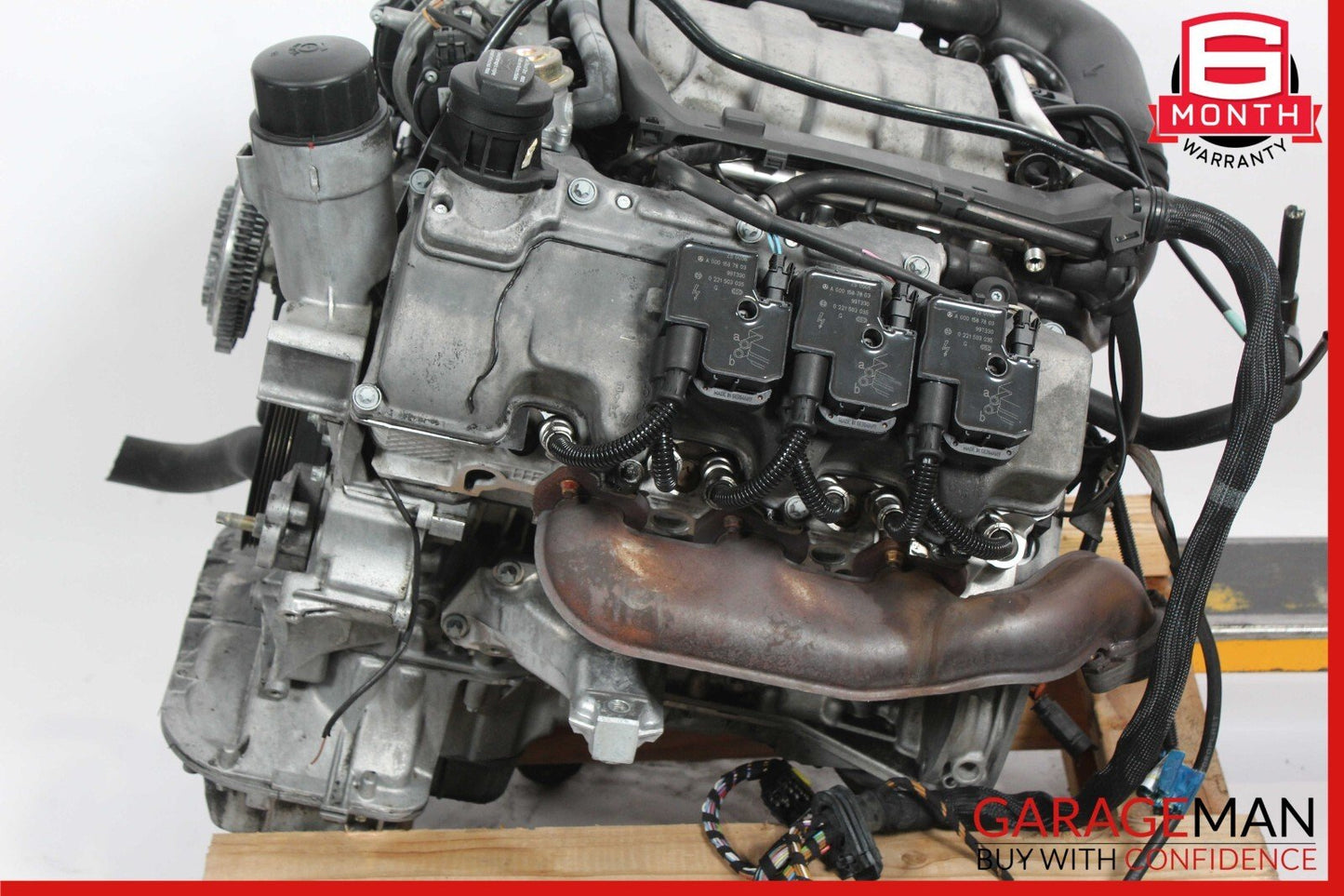98-02 Mercedes W163 ML320 CLK320 E320 3.2L V6 Engine Motor Block Assembly 183k