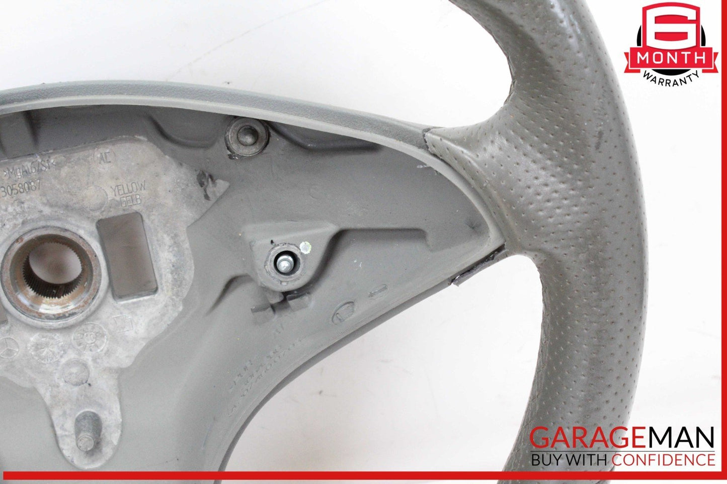 10-11 Mercedes W207 E350 E400 AMG Sport 3 Spoke Steering Wheel Gray OEM