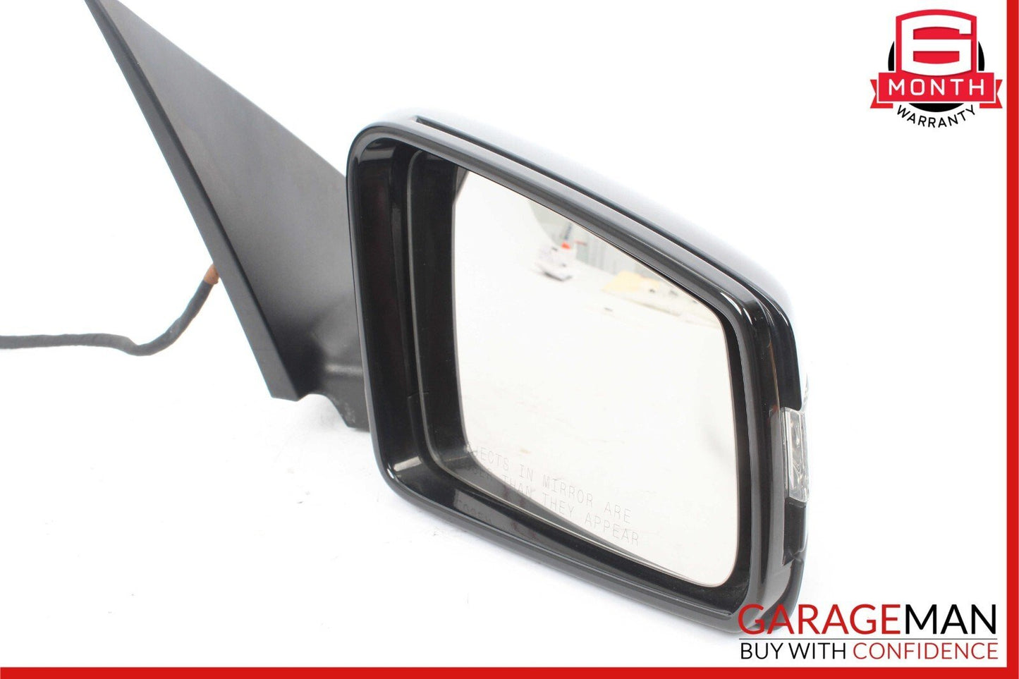 12-14 Mercedes W204 C300 Front Right Side Mirror Door Rear View Glass Black OEM