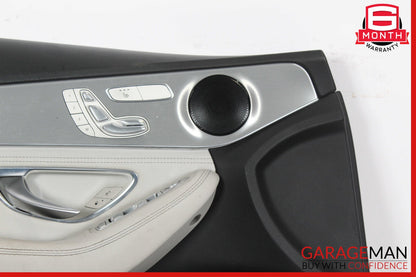 15-18 Mercedes W205 C300 C350e Front Left Side Interior Door Panel OEM