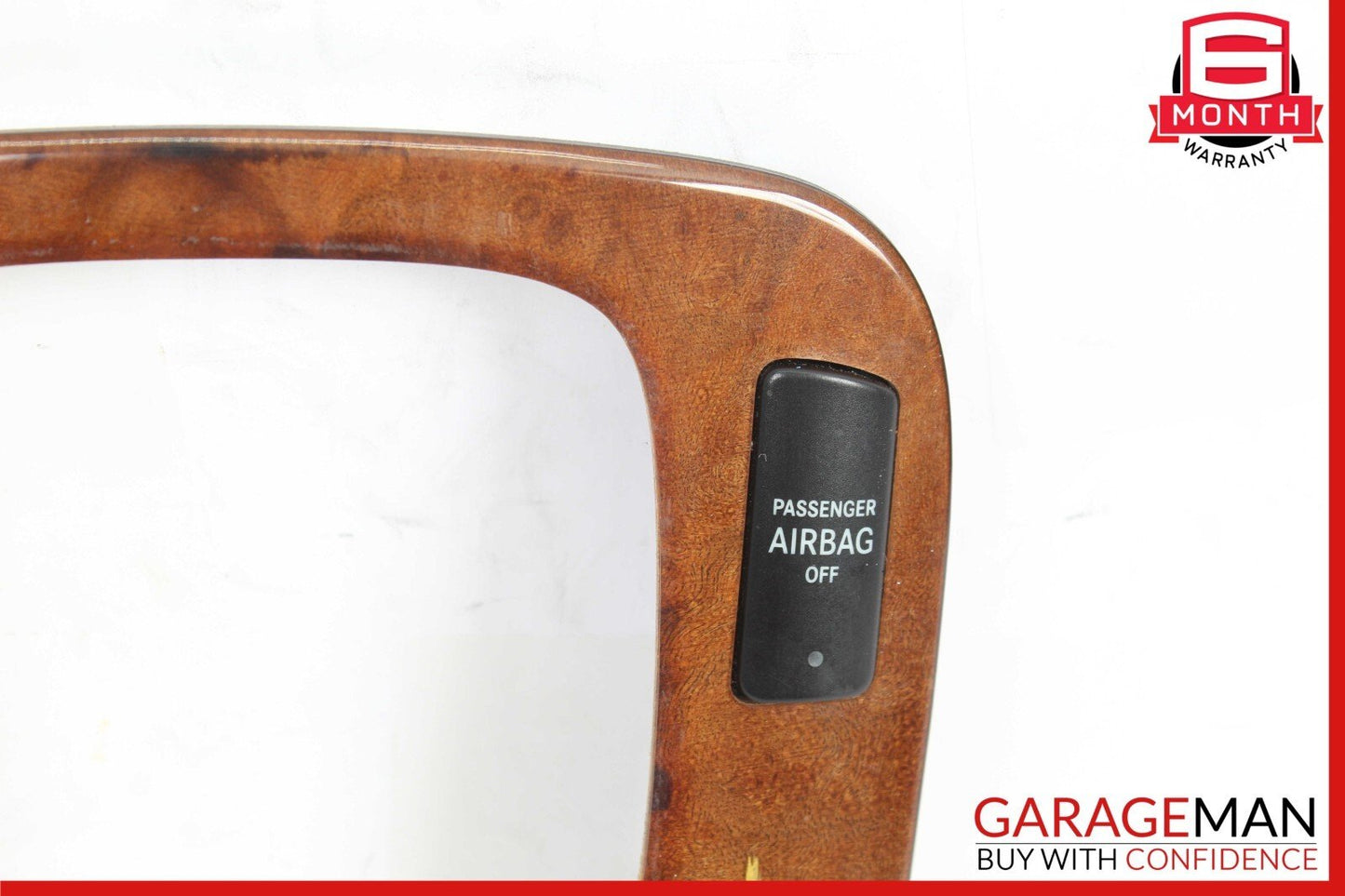 03-06 Mercedes W220 S55 AMG S500 Center Console Shift Shifter Trim Bezel Wood