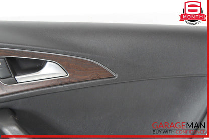 12-18 Audi A6 Rear Right Side Interior Door Trim Panel Cover Assembly 4G0839020A