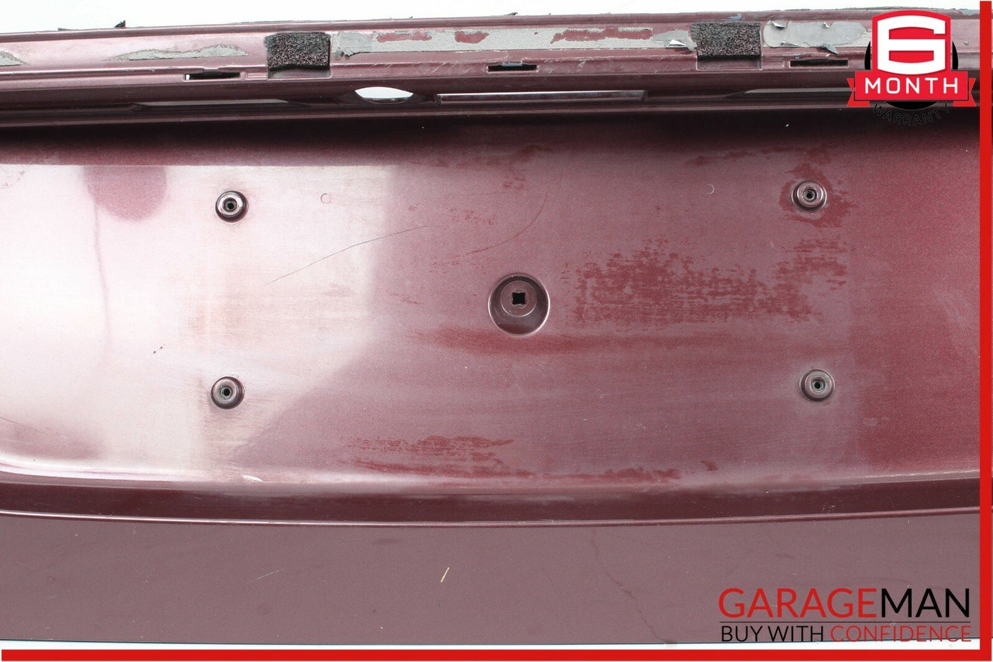 07-09 Mercedes W211 E350 E63 AMG Trunk Lid Tailgate License Plate Panel Red