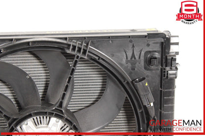 14-22 Maserati Ghibli Quattroporte Water Cooling Radiator A/C Condenser Assy OEM