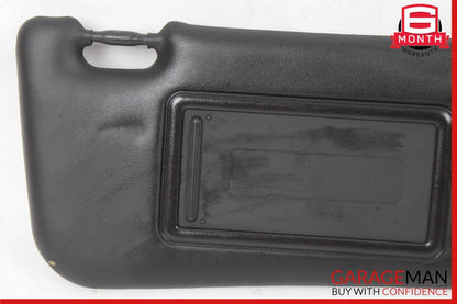 12-17 Fiat 500 Right Passenger Side Sun Visor Mirror Sunvisor Black OEM