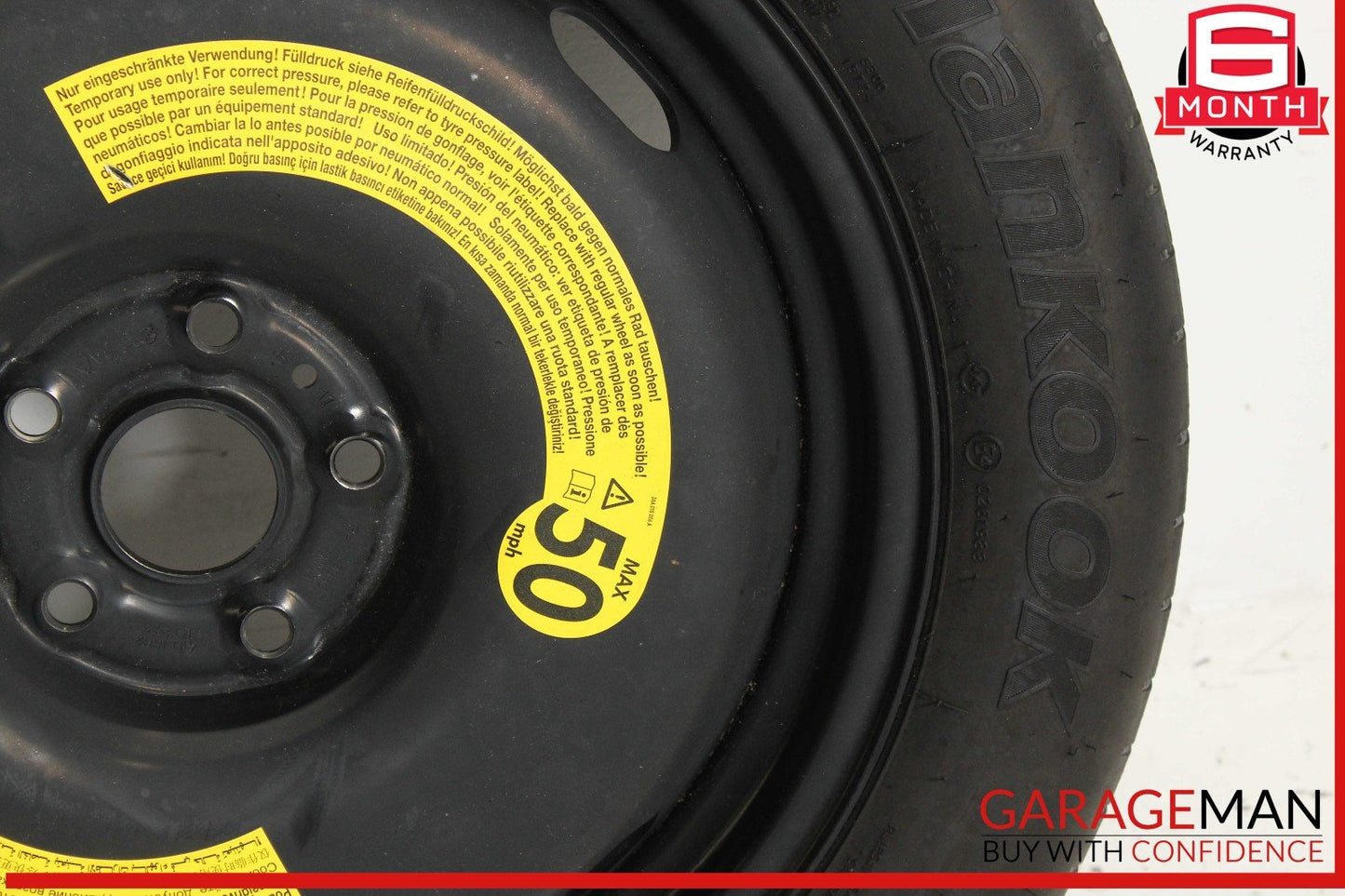 15-18 Audi Q3 Emergency Spare Tire Wheel Donut Rim R18 OEM