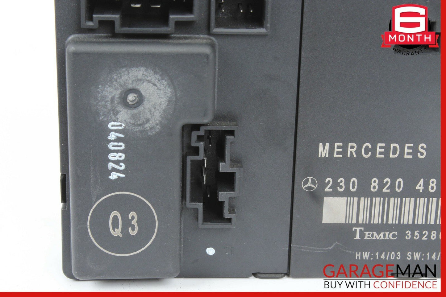 03-08 Mercedes R230 SL600 SL550 Right Side Door Control Module 2308204826 OEM