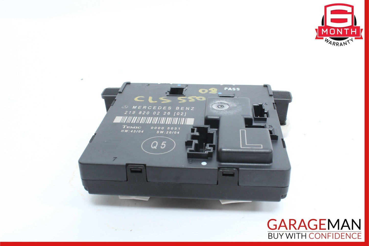 06-11 Mercedes W219 CLS550 CLS63 Rear Left Side Door Control Module OEM