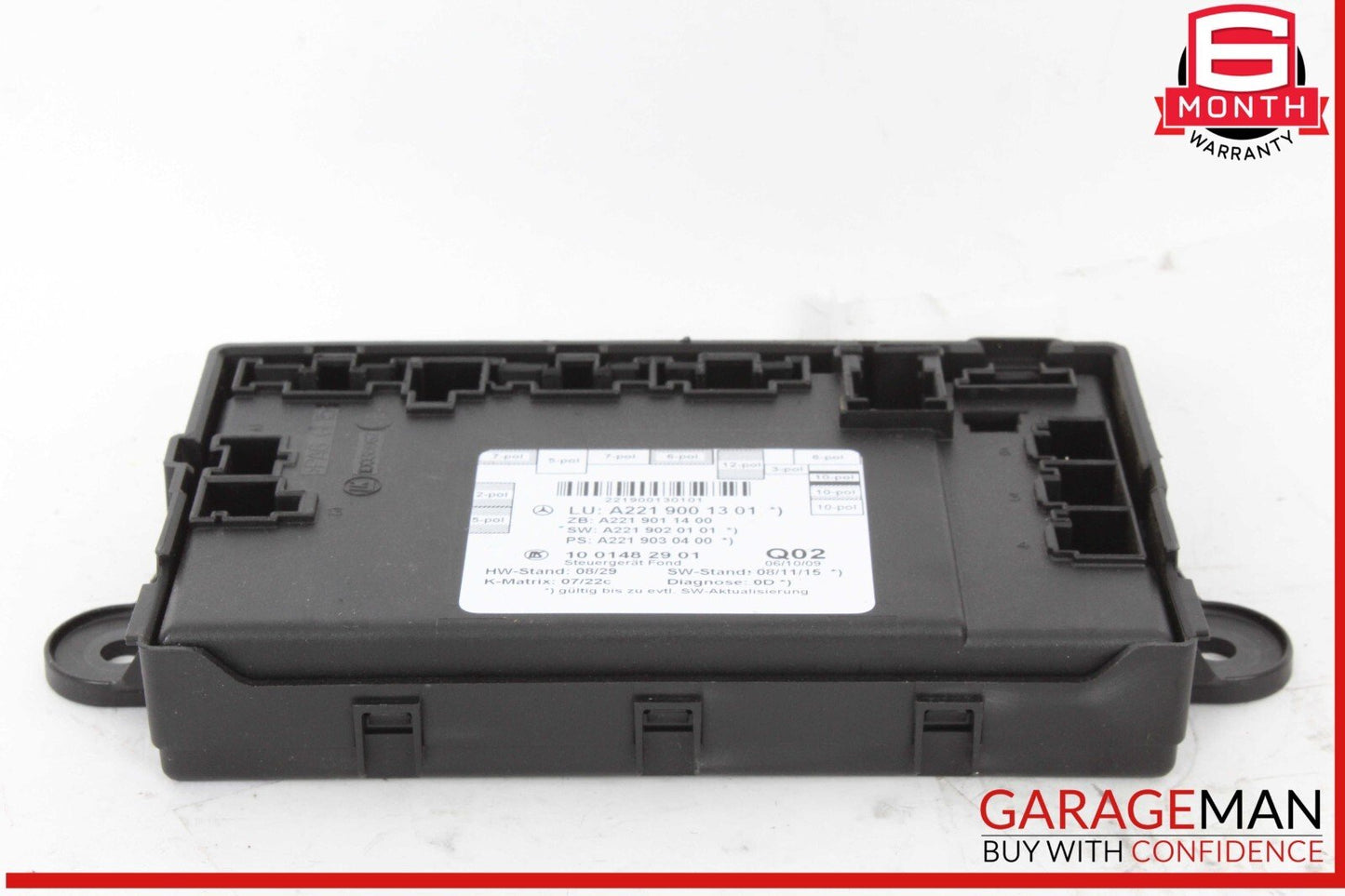 07-13 Mercedes W221 S400 Hybrid Rear Right or Left Side Door Control Module OEM