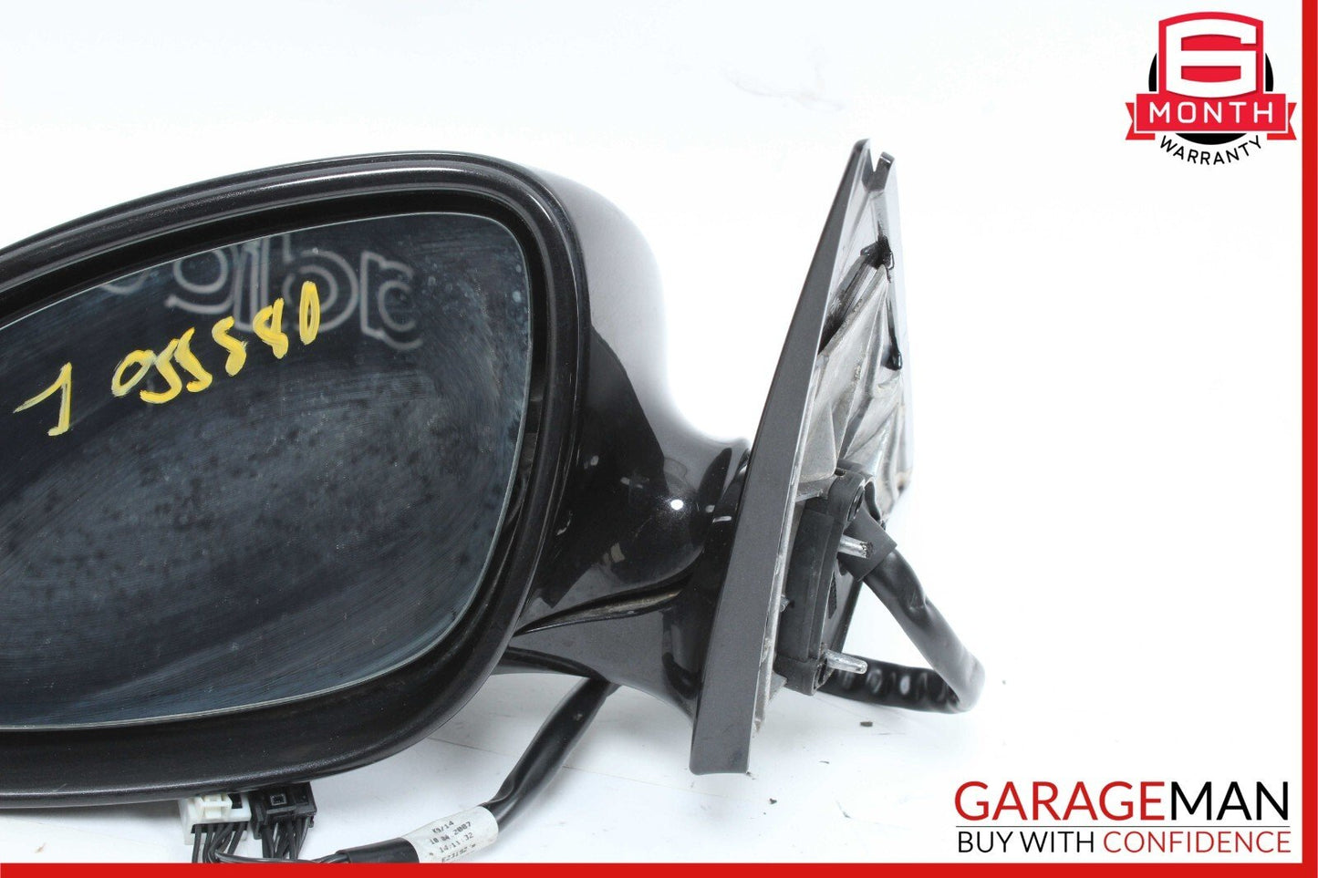 07-09 Mercedes W221 S450 S550 Front Left Side Mirror Door Rear View Black OEM