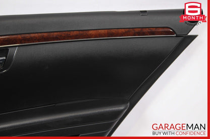 07-09 Mercedes W221 S550 Rear Right Interior Door Panel Trim Cover Assy Black