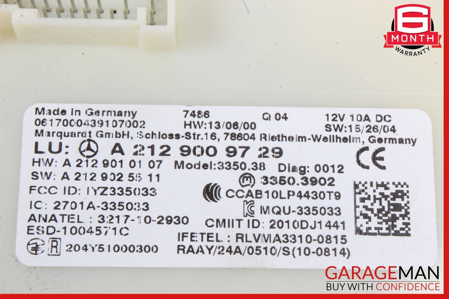 12-20 Mercedes X156 GLA250 SL550 E250 Keyless Go Entry Control Module Unit OEM