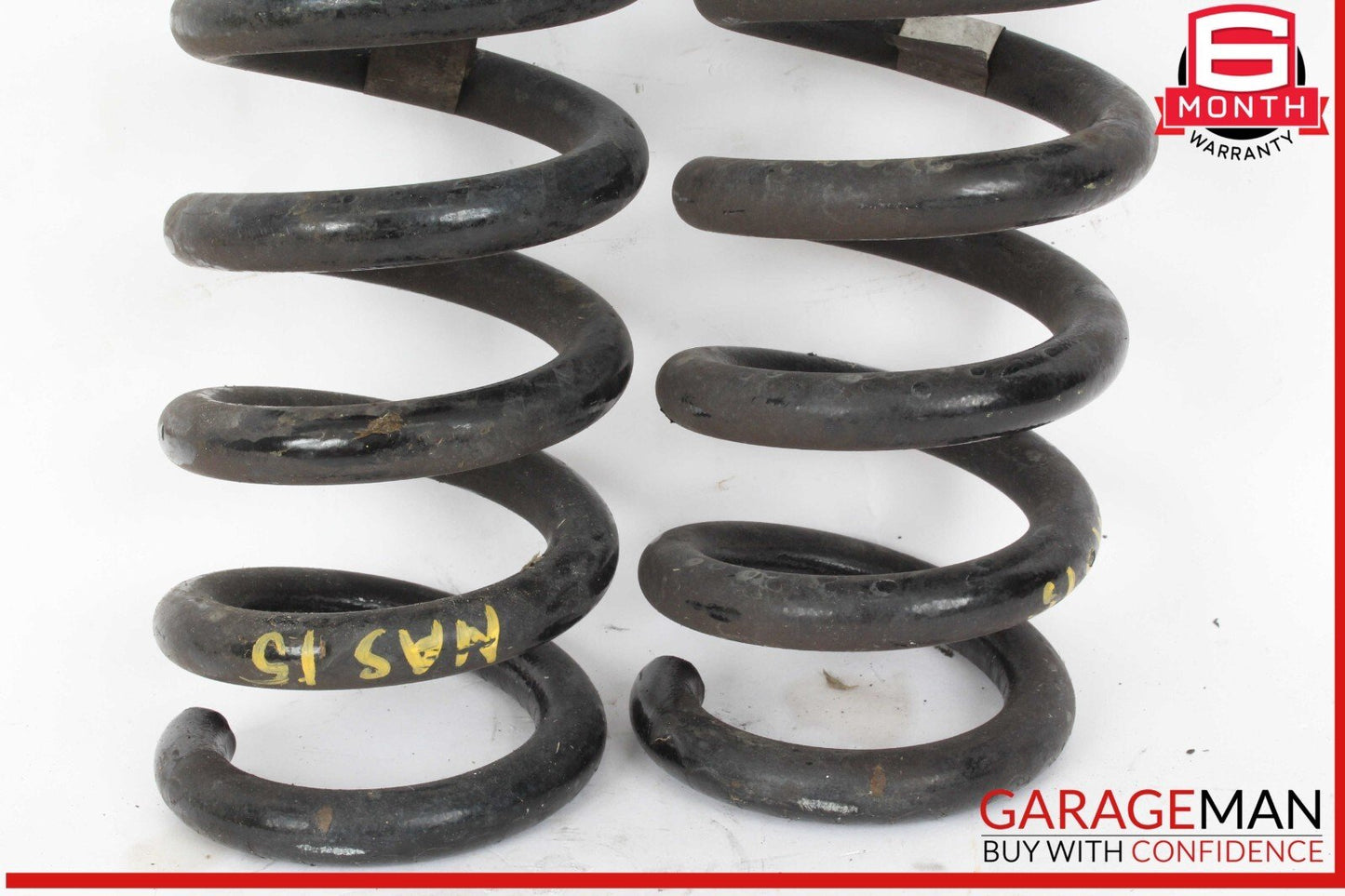 14-17 Maserati Ghibli Rear Right & Left Suspension Coil Spring Absorber Set OEM