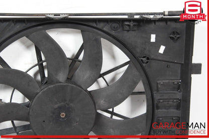 11-18 Porsche Cayenne 958 Engine Cooling Fan Motor Shroud Assembly OEM
