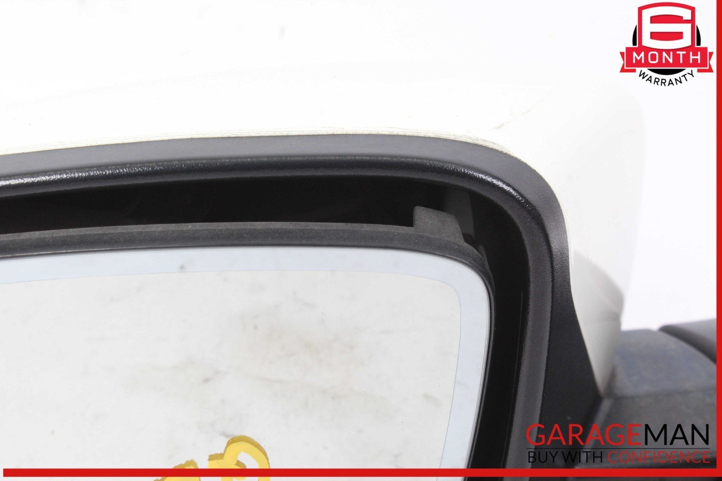 14-17 Maserati Quattroporte S Q4 Front Left Side Door Rear View Mirror White OEM