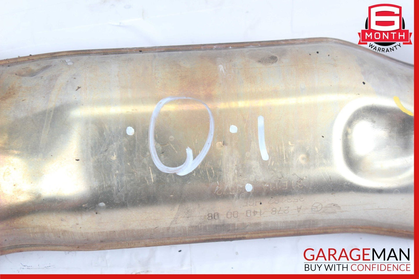 11-14 Mercedes S550 CL550 M278 4.8L V8 Right Side Exhaust Manifold Pipe