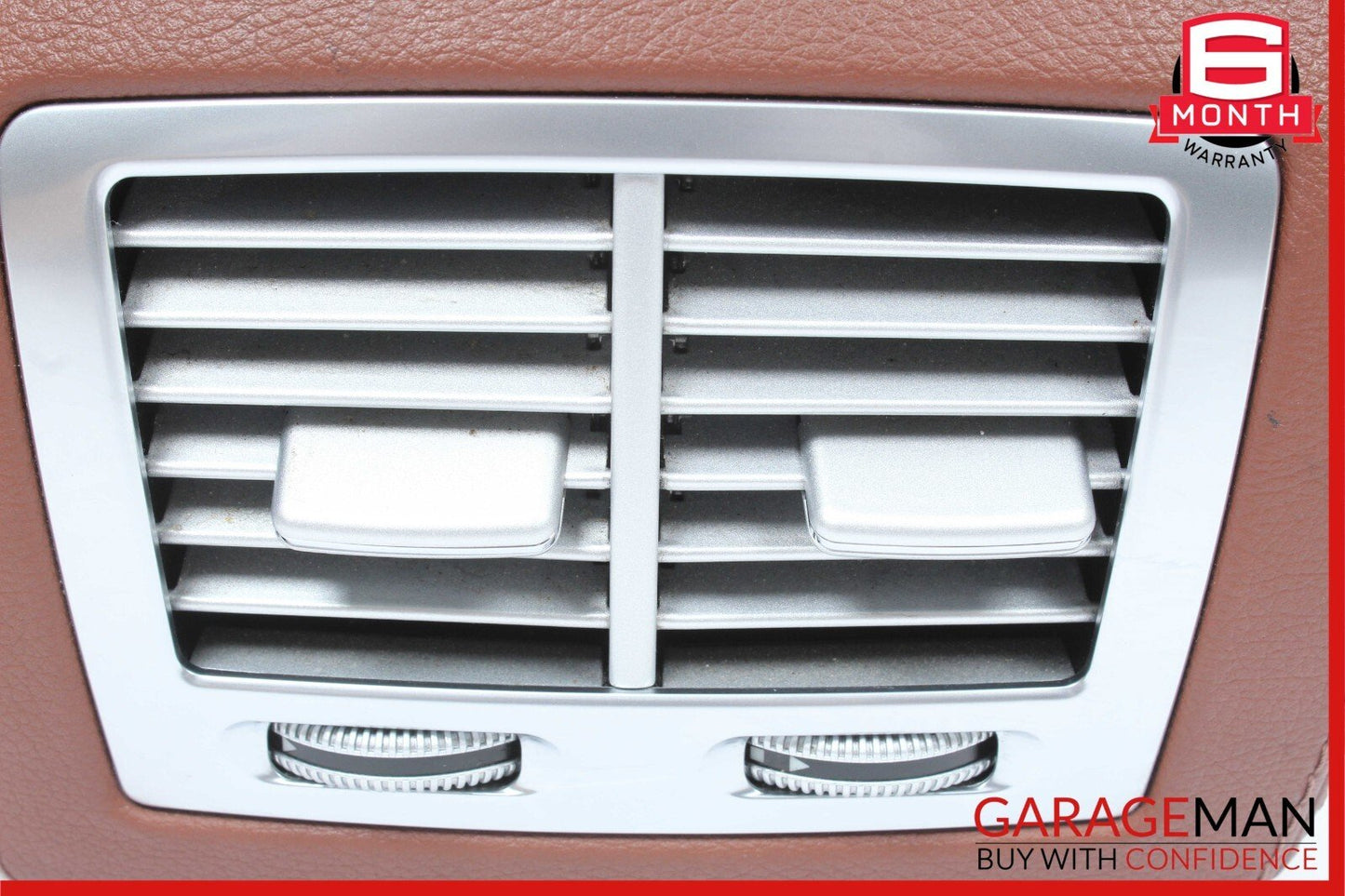 07-14 Mercedes W216 CL550 Rear Center Console AC A/C Air Vent Trim Cover Red