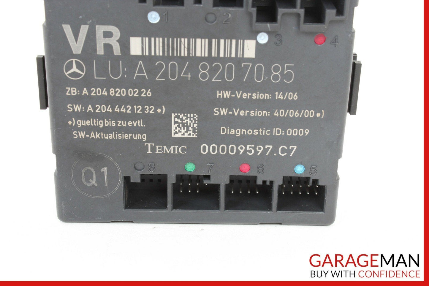 08-11 Mercedes W204 C250 C300 Front Right Passenger Side Door Control Module OEM