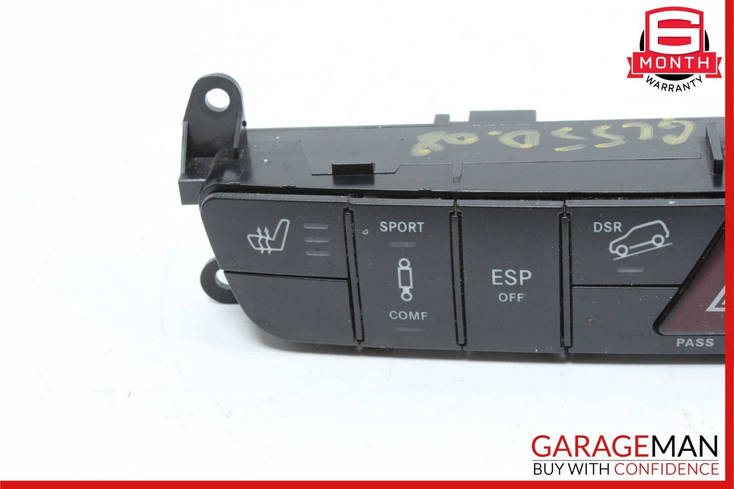 06-12 Mercedes X164 GL550 GL450 Dash Hazard Heated Seats ESP Control Panel OEM
