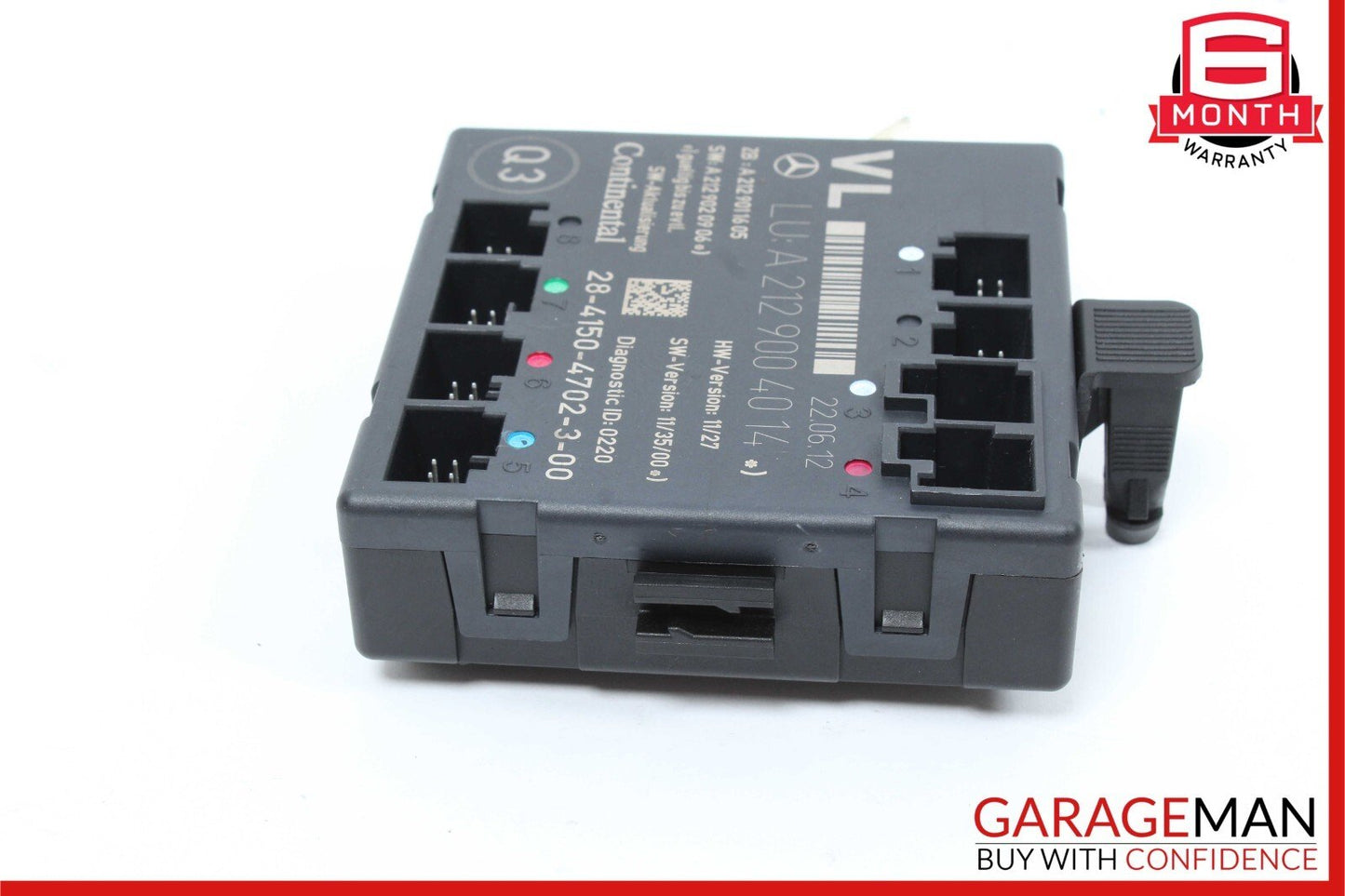 08-18 Mercedes C250 E400 SLK250 E350 Front Left Side Door Control Module Unit