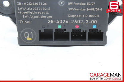 08-14 Mercedes W204 C250 C300 Rear Right Side Door Control Module Unit