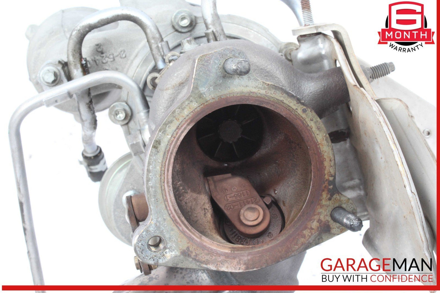 12-15 Mercedes R172 SLK250 C250 1.8L Turbo Turbocharger Manifold Assembly OEM