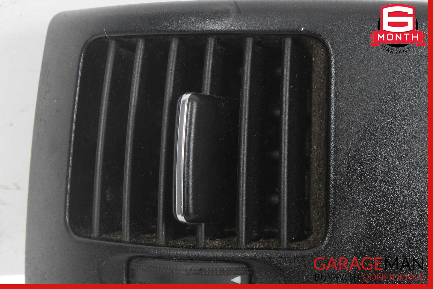 08-17 Mercedes W204 C280 E350 Rear Center Console AC Air Vent Trim Black OEM