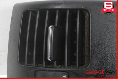 08-17 Mercedes W204 C280 E350 Rear Center Console AC Air Vent Trim Black OEM