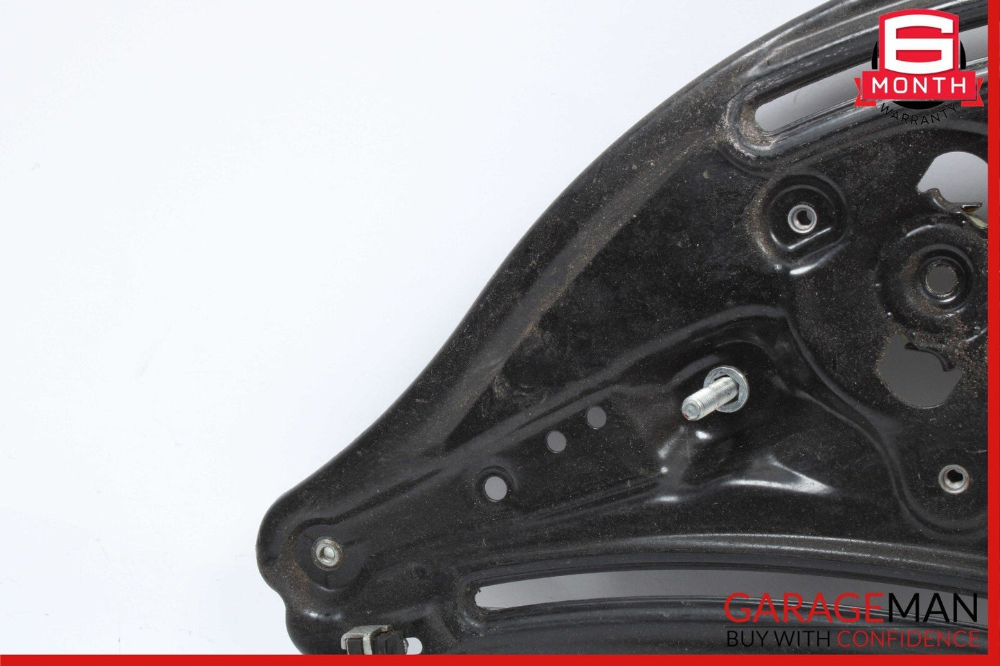 10-16 Mercedes W207 E350 Coupe Rear Right Door Regulator Window Frame w/o Motor